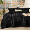 Bedsure Tufted Boho Comforter Set California King - Soft Jakquard