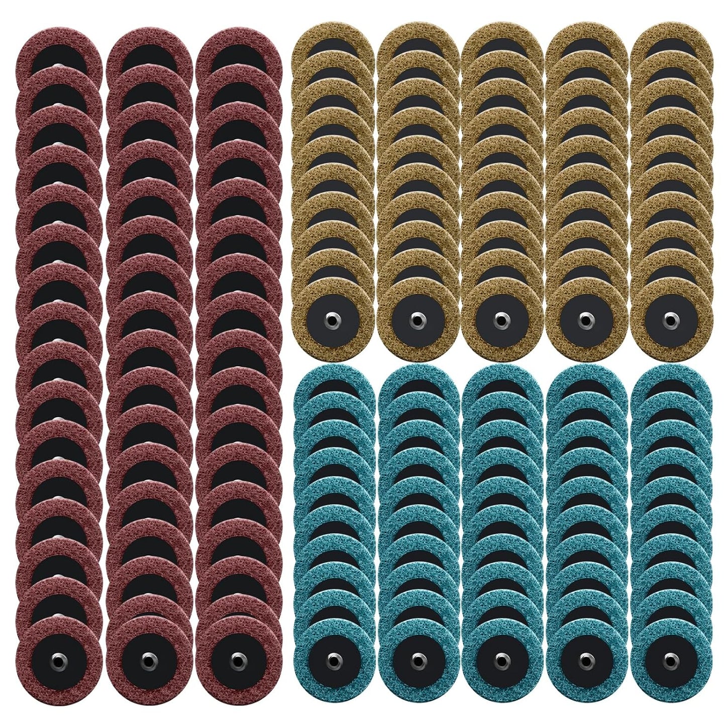 Dapuri 150 Pcs 2 Surface Conditioning Discs - Medium Grit for Quick Sanding