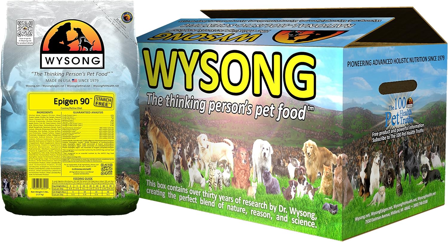 Wysong Epigen 90 Starch Free Dog Cat Food for Optimal Health