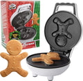 Mini Gingerbread Waffle Maker - Christmas Breakfast Fun!