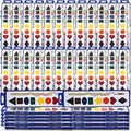 Color Swell Bulk Watercolor Paint Set 36-Pack - Kid Safe Washable