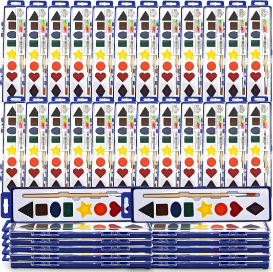 Color Swell Bulk Watercolor Paint Set for Kids - 36-Pack