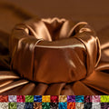 Dark Gold Charmeuse Satin Fabric by the Yard - Silky Draping 5Yards