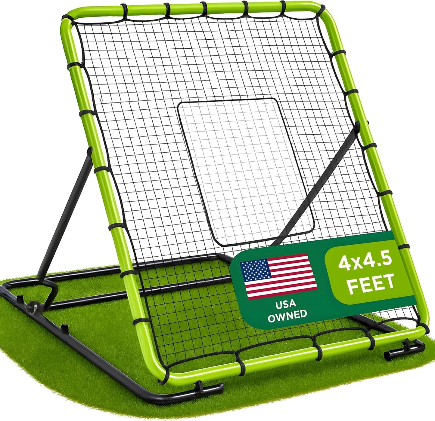 Baseball Rebounder Net for Solo Practice with 3 Angles