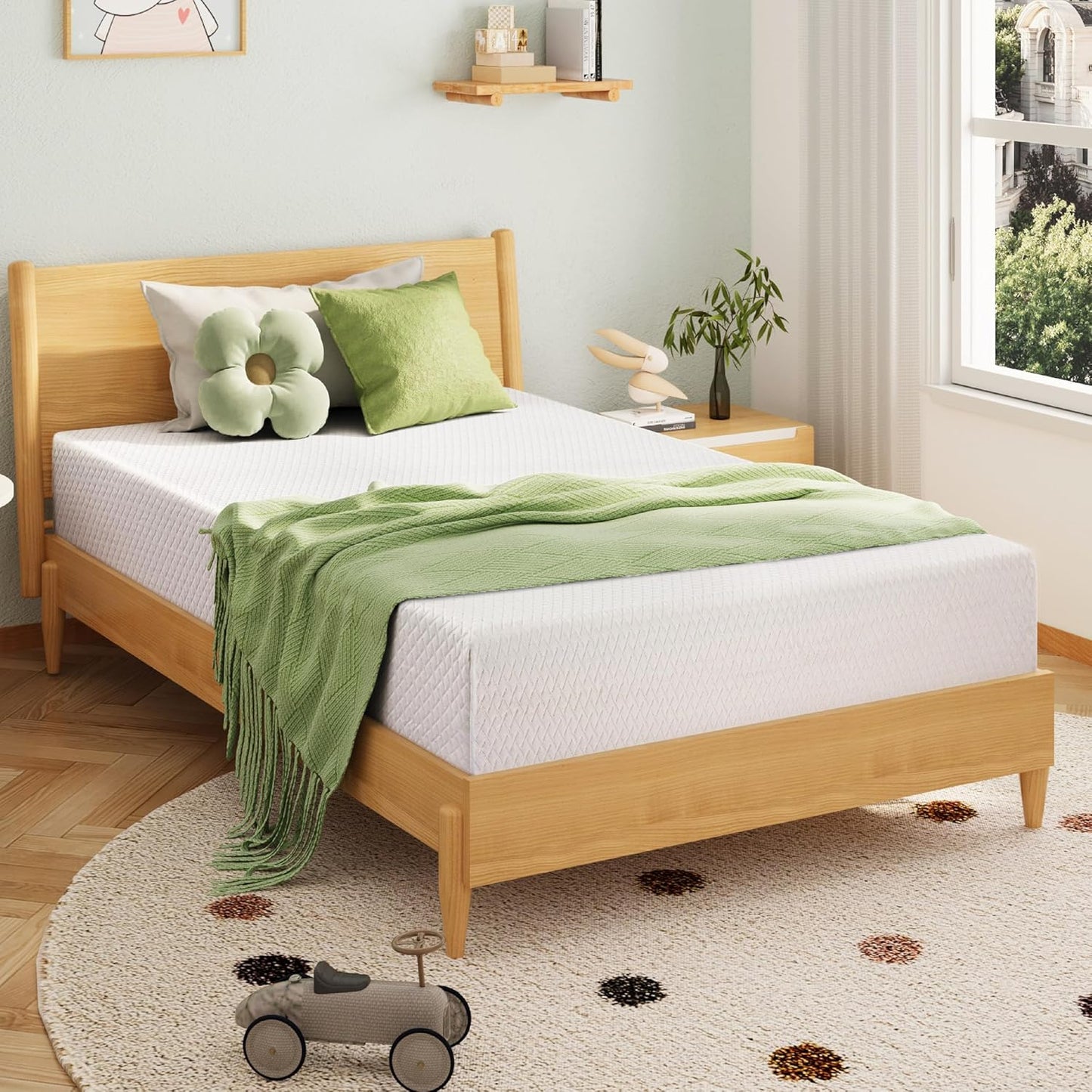 EGOHOME 5 Inch Twin Mattress for Kids with Cooling Gel Comfort