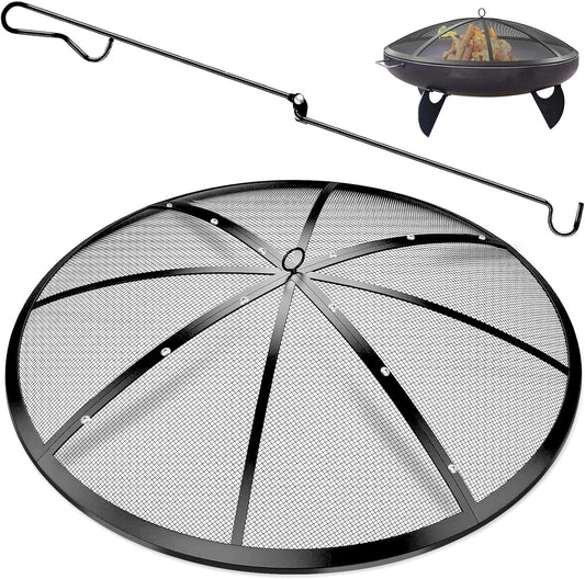 22Inch Fire Pit Spark Screen for Safe Outdoor Enjoyment