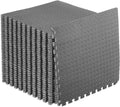 ProsourceFit Puzzle Exercise Mat 12 in Tiles - Thick Home Gym Flooring