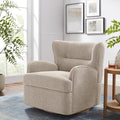 VANOMi Swivel Accent Chair: Cozy Boucle Comfort