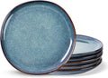 AmorArc Ceramic Dinner Plates Set of 6, Unique Handmade Design
