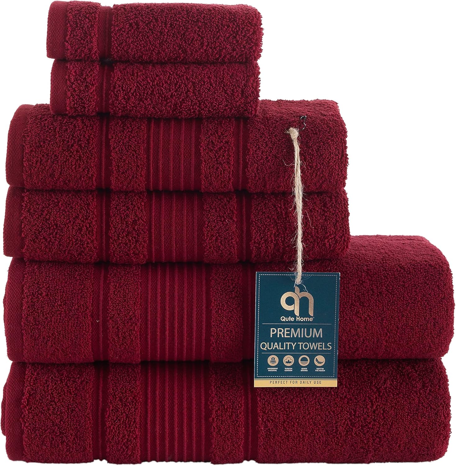 Premium Quality Turkish Cotton Bath Towels Set for Luxury Feel