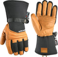 Wells Lamont Waterproof Winter Gloves HydraHyde Leather - Warm