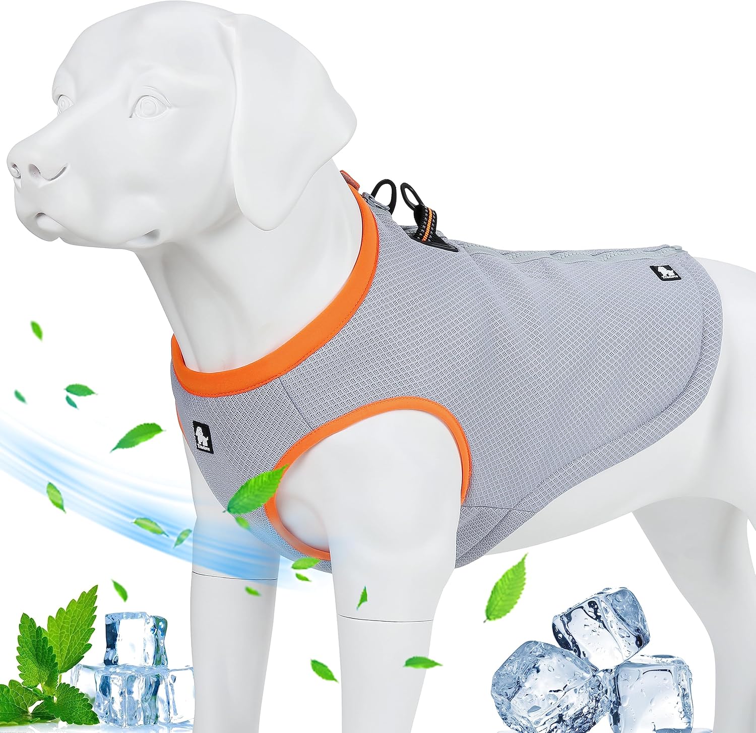 Truelove Dog Cooling Vest Harness for Outdoor Training and Camping