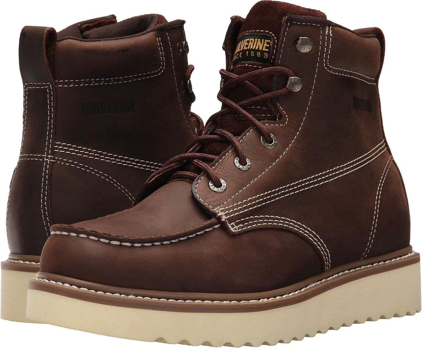 Wolverine Men's Loader 6in Soft Leather Boots for Comfort