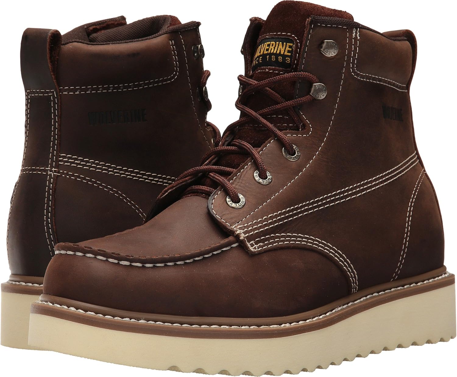Wolverine Men's Loader 6in Soft Leather Boots for Comfort