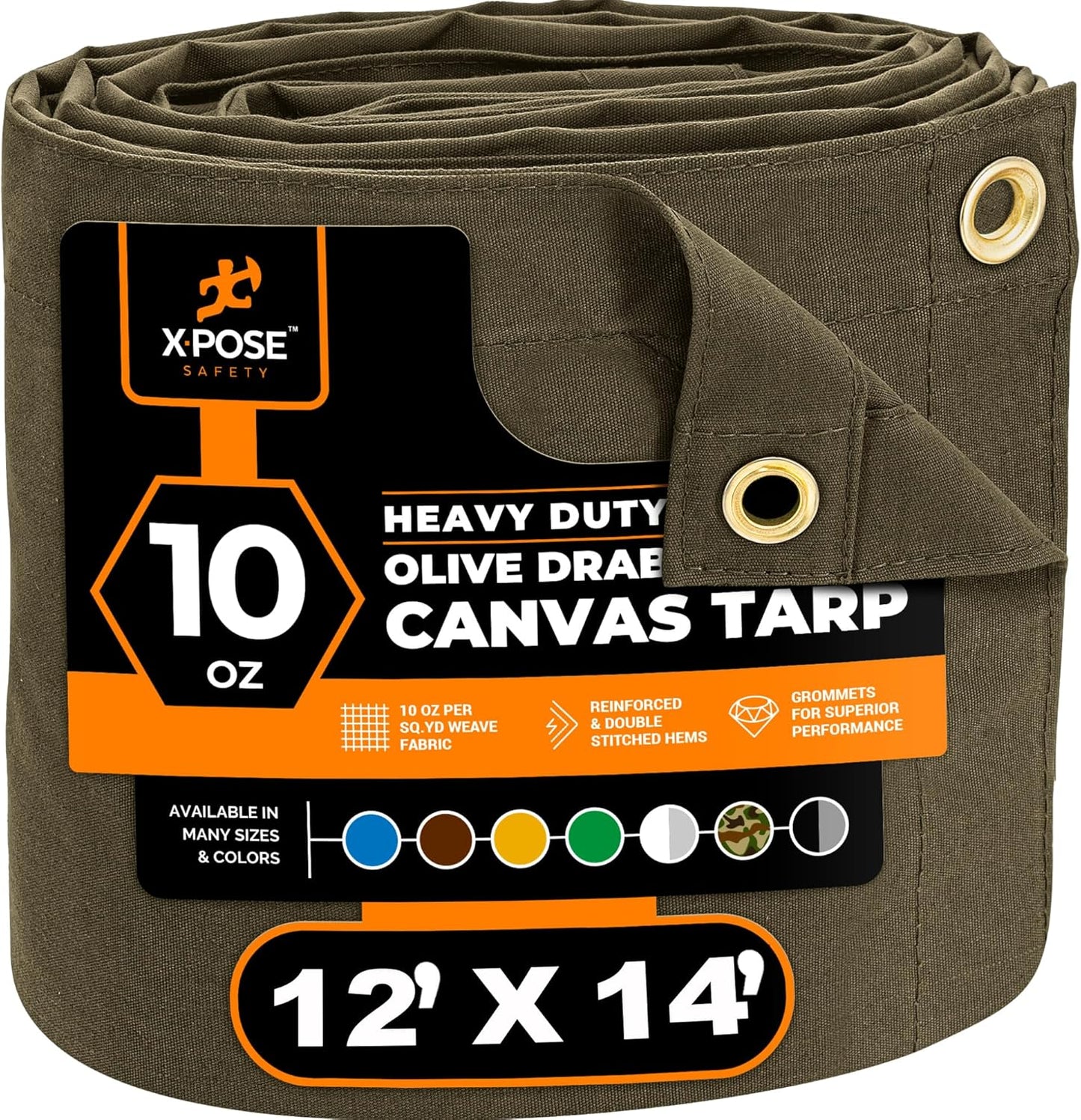 Heavy Duty Water Resistant Canvas Tarp for All Outdoor Needs