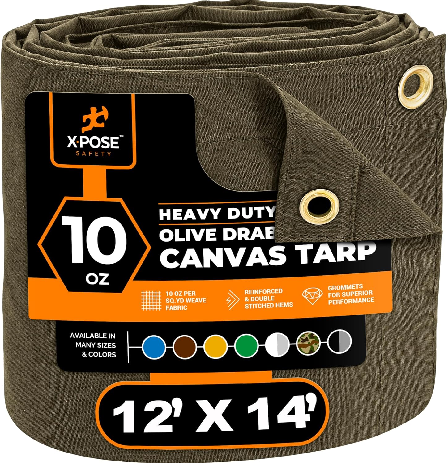 Heavy Duty Water Resistant Canvas Tarp for All Outdoor Needs