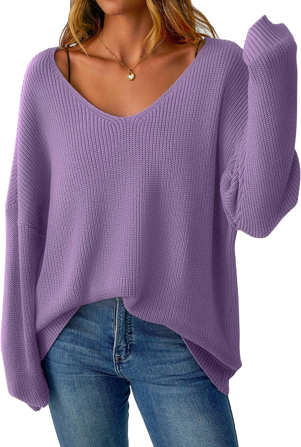 Women's V Neck Oversized Sweaters for Trendy Fall Outfits