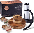 Acacia Whiskey Smoker Kit with Smoking Gun and Wood Chips - Cocktail