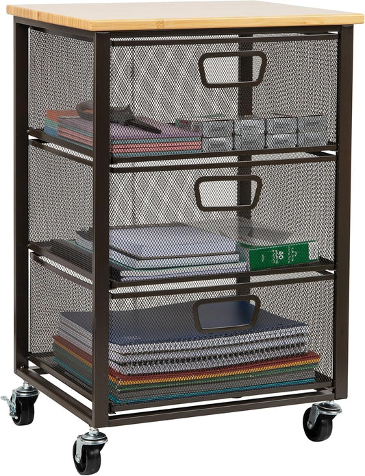 Mind Reader Metal Mesh Cart: Ultimate Organizer