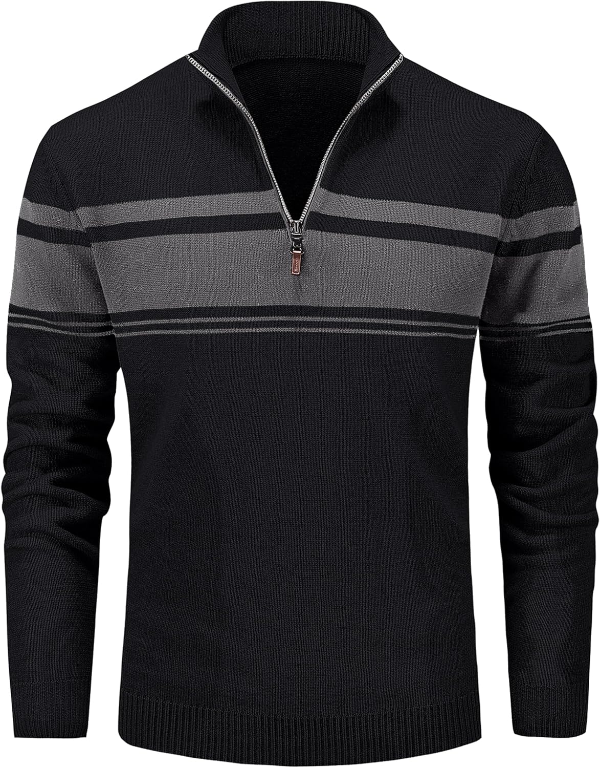 MAGCOMSEN Men's 1/4 Zip Cotton Sweater for Fall and Winter