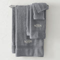 Supima Towel Rich Steel Bath Sheet Set - Soft, Thick, Absorbent