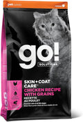 Go! Solutions Skin + Coat Care Dry Cat Food, Chicken Recipe - Shiny