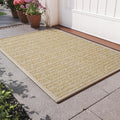 Front Door Mat 24x35 in - Low Profile Waterproof Dirt-Trapping Mat