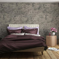 Gray Concrete Peel and Stick Wallpaper 48ft79ft Extra Wide - Durable