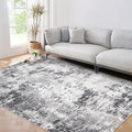 Modern Abstract Area Rug 6x9 Soft Non Slip Washable Carpet