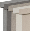 Blackout-Beige Roller Shades 26in x 72in - Cordless Linen Thermal