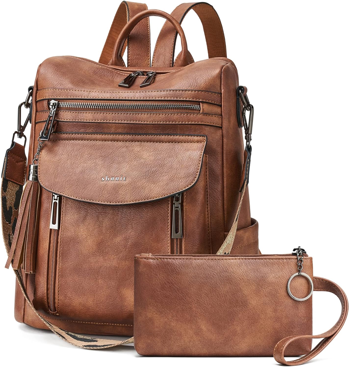 Shrrie Backpack Purse for Women - Stylish Leather Travel Bag