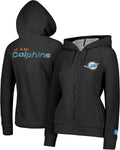 Ultra Game Women's NFL Super Soft Sherpa Full Zip Hoodie - Warm this