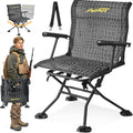 Hunting Blind Chair 360 Silent Swivel - Comfortable, Stable Seat