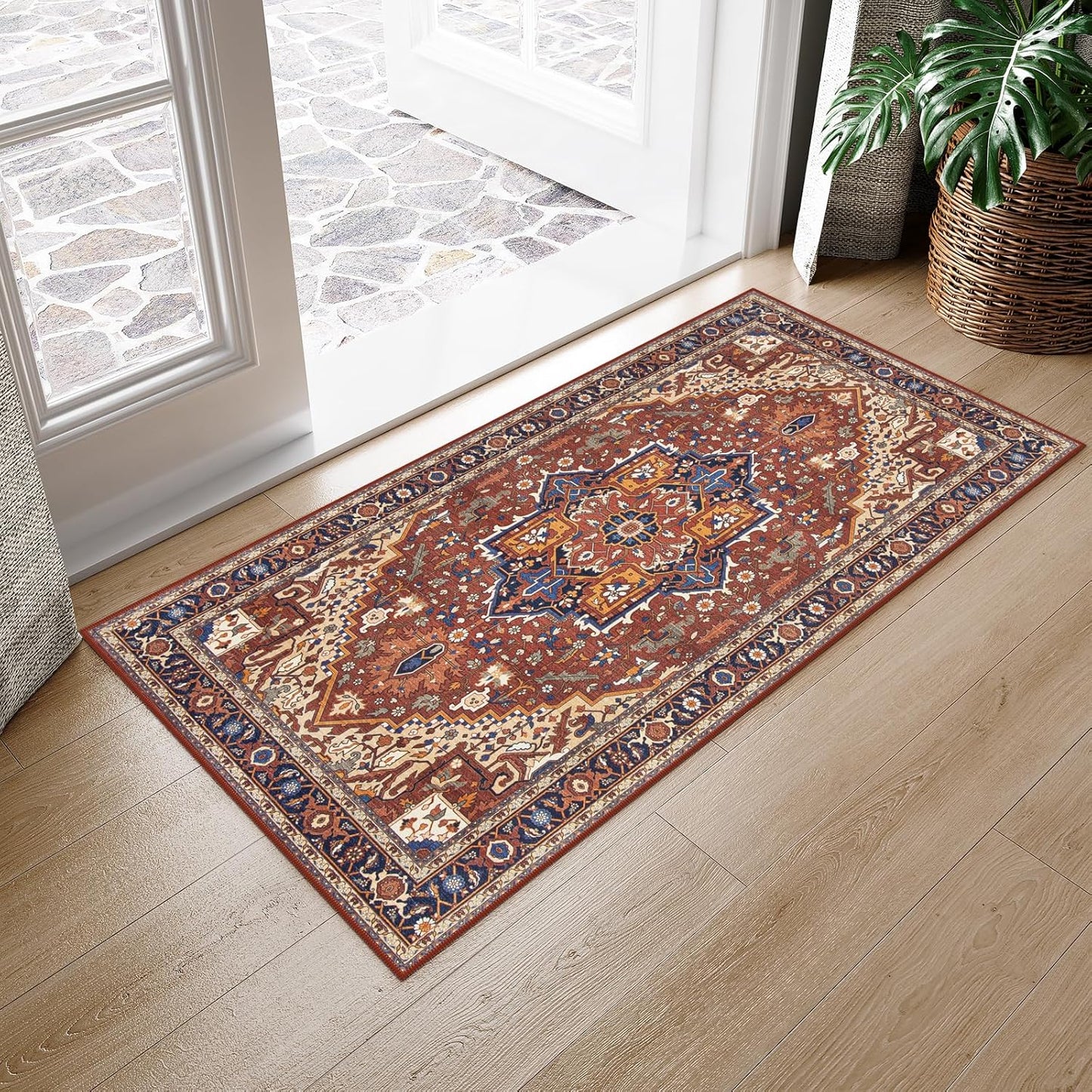 Moynesa Ultra-Thin Washable Kitchen Rugs for Every Space