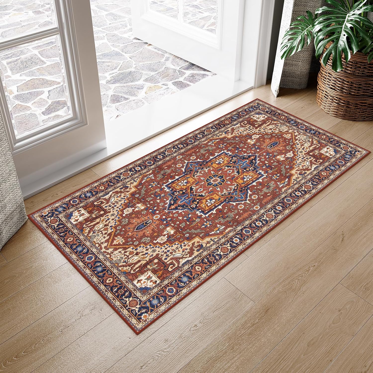 Moynesa Ultra-Thin Washable Kitchen Rugs for Every Space