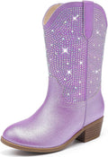 Glittery Cowgirl Boots for Little Kids Featuring Rhinestones