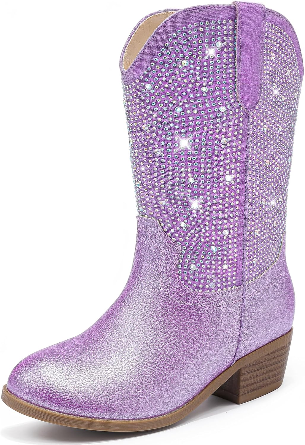 Rhinestone Sparkly Girls Cowgirl Boots for Little Kids Fun