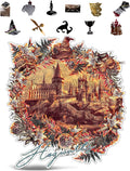 Harry Potter Puzzle A3 Hogwarts Castle Wooden Jigsaw Puzzle - Unique