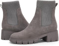 Platform Ankle Boots Chunky Block Heel Chelsea Booties - Stable Lug is