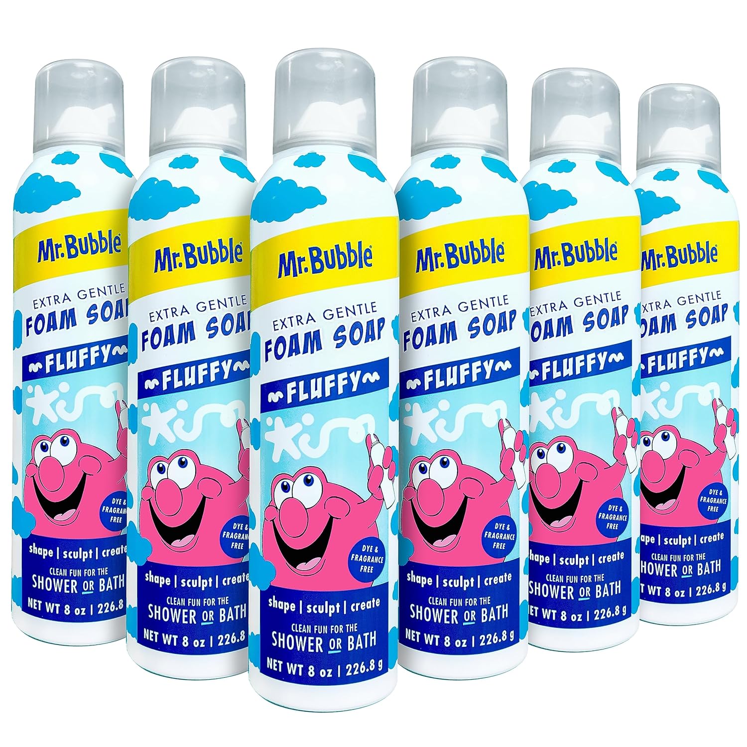 Mr. Bubble Extra Gentle Foam Soap - Fun Kids Hand and Body Wash
