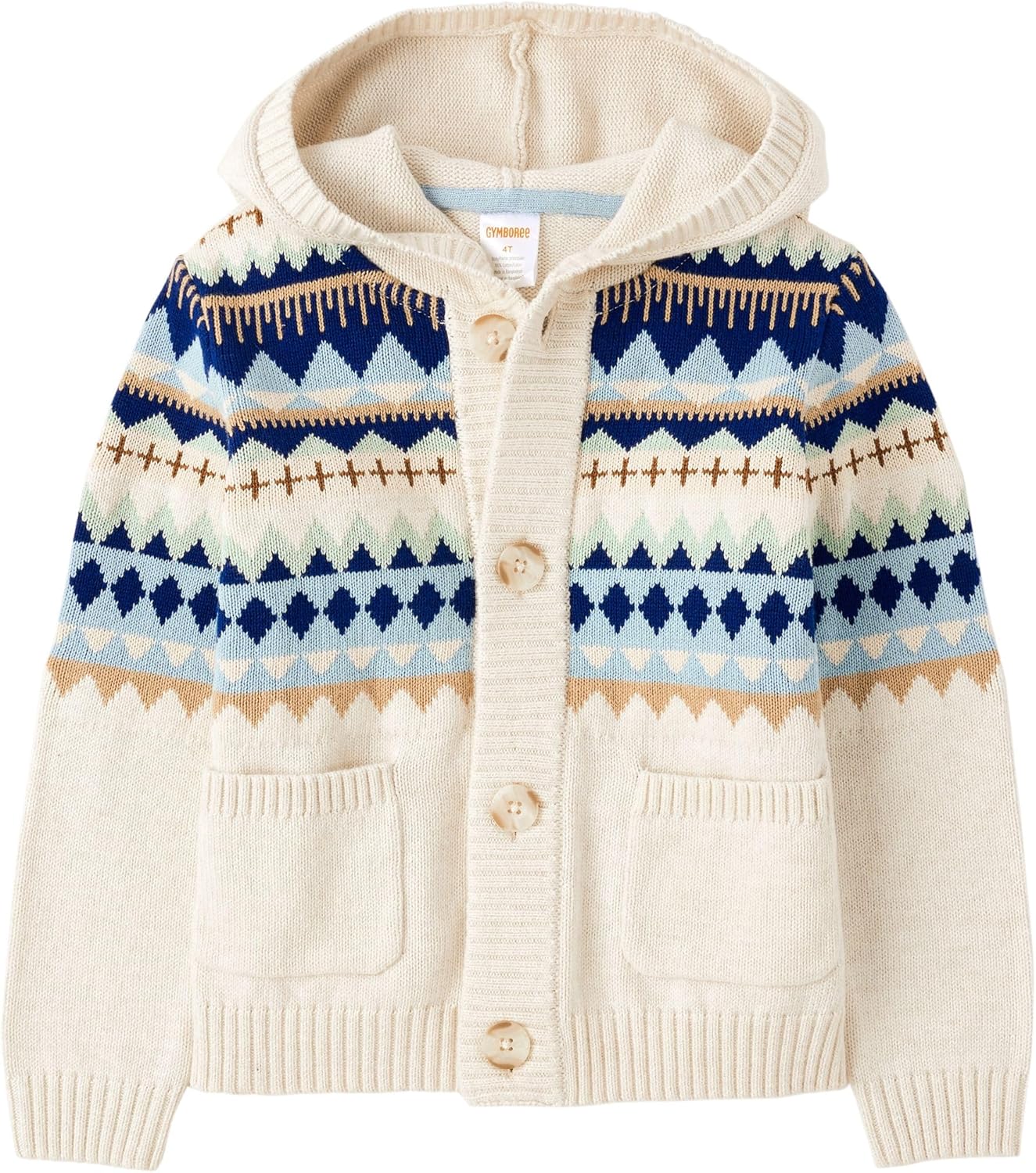 Gymboree Boys' Long Sleeve Button Front Cardigan for Kids