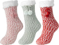 BenSorts Women Non Slip Winter Thick Slipper Socks with Grippers