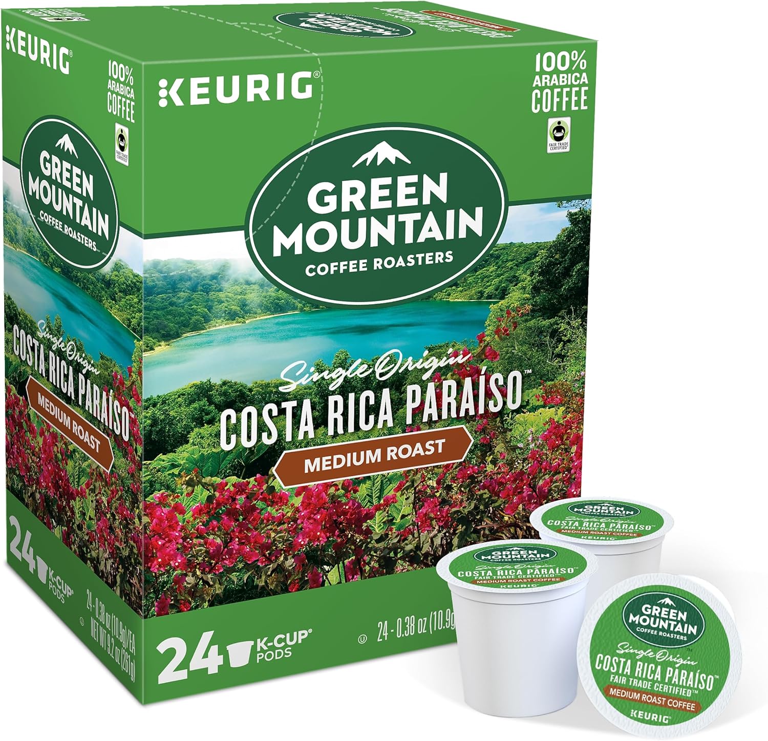Green Mountain Costa Rica Paraiso K-Cup Pods - 24 ct