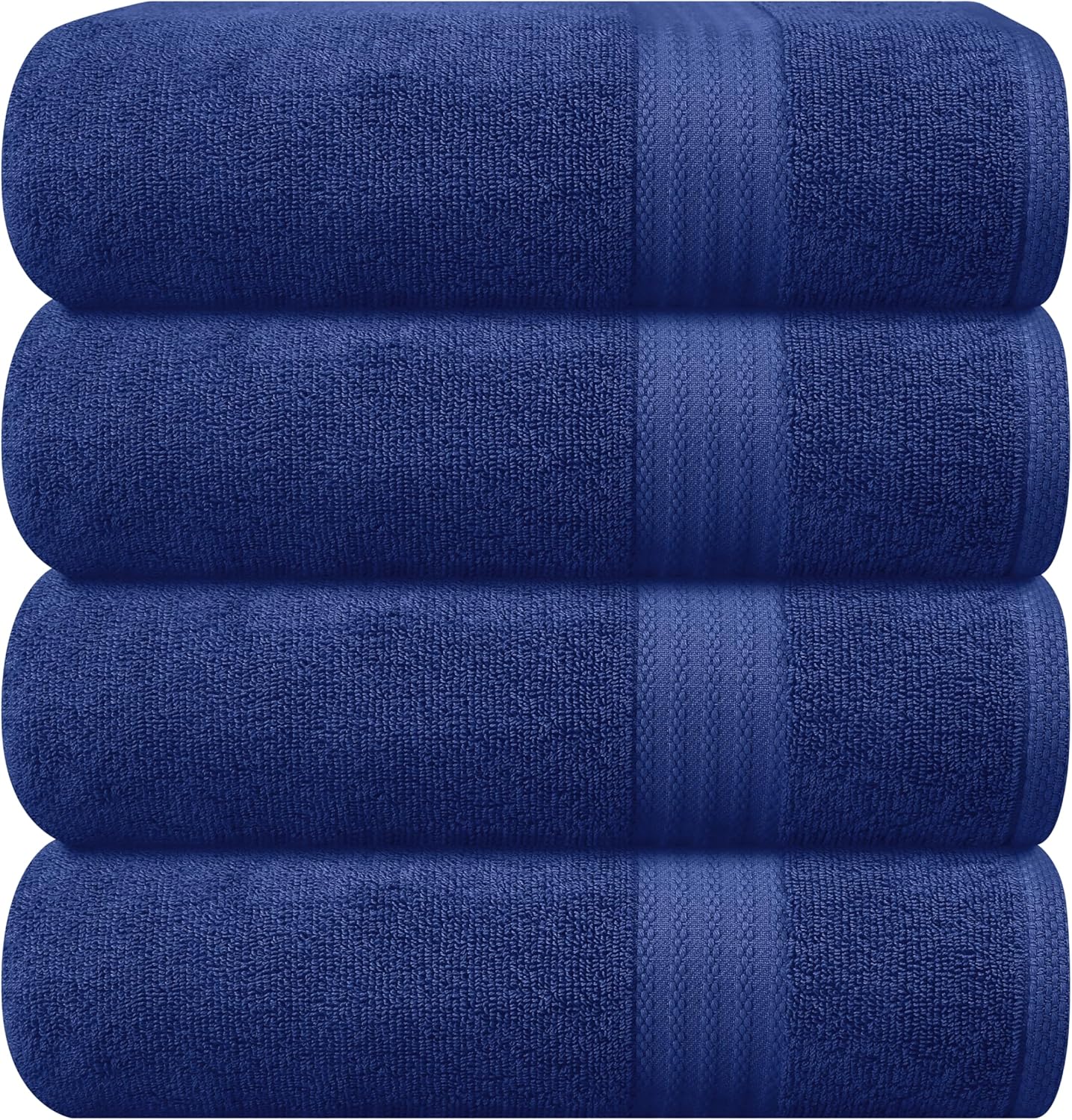 GLAMBURG Premium Cotton Bath Towel Set - Ultra Soft & Absorbent