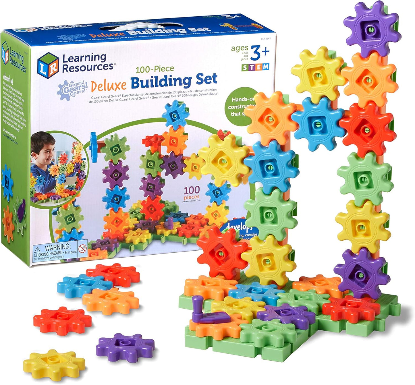 STEM Gears Toy Set - 100-Piece Deluxe Fun!