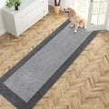 Dirt Trapping Door Mat 24 in x 84 in Light Grey - Low Profile Entry