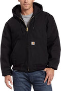 Carhartt Men's Loose Fit Duck Insulated Flannel-Lined Jacket - Rugged