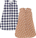 Hudson Baby Infant Girl Thermal Sleeveless Sleeping Bag 2pk - Warm