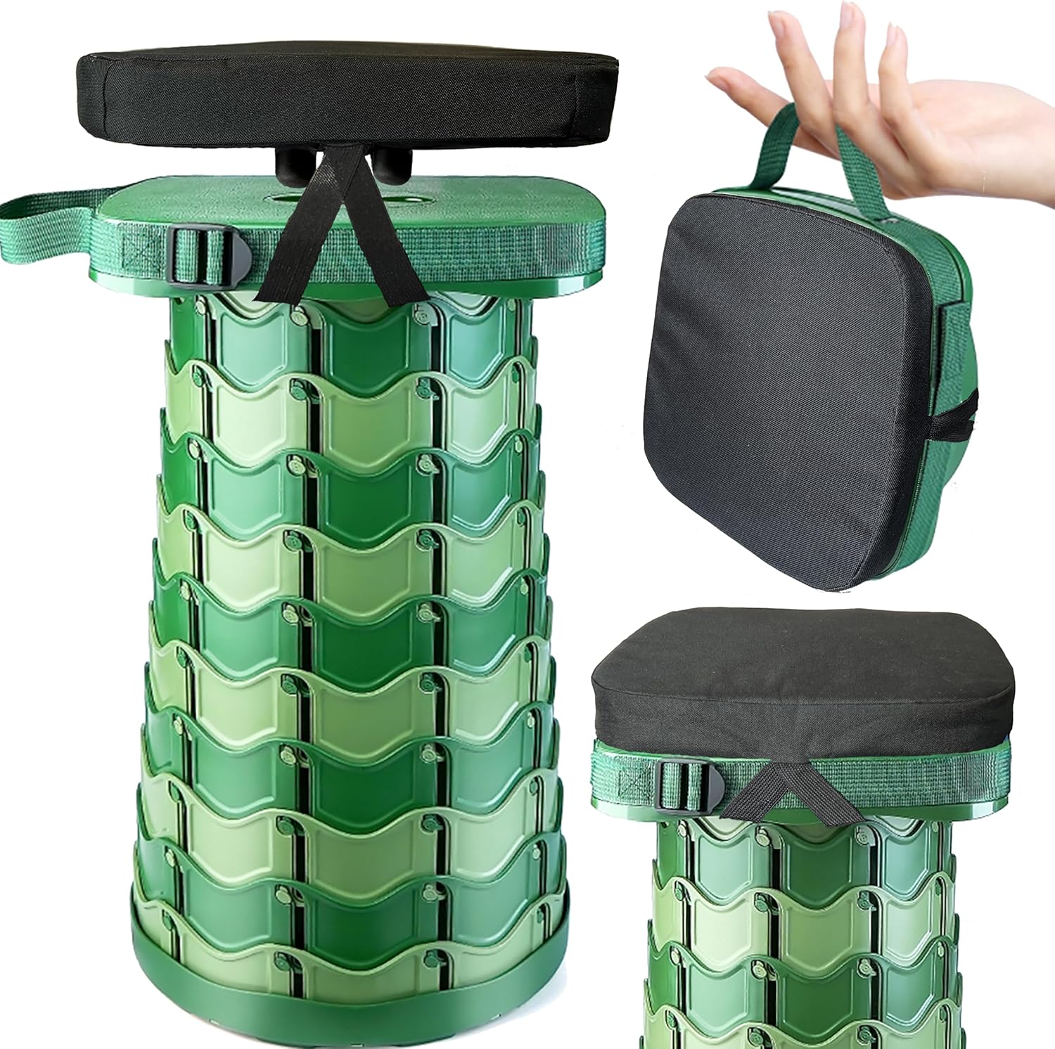 Portable Foldable Stool Set for Camping Travel and Gardening