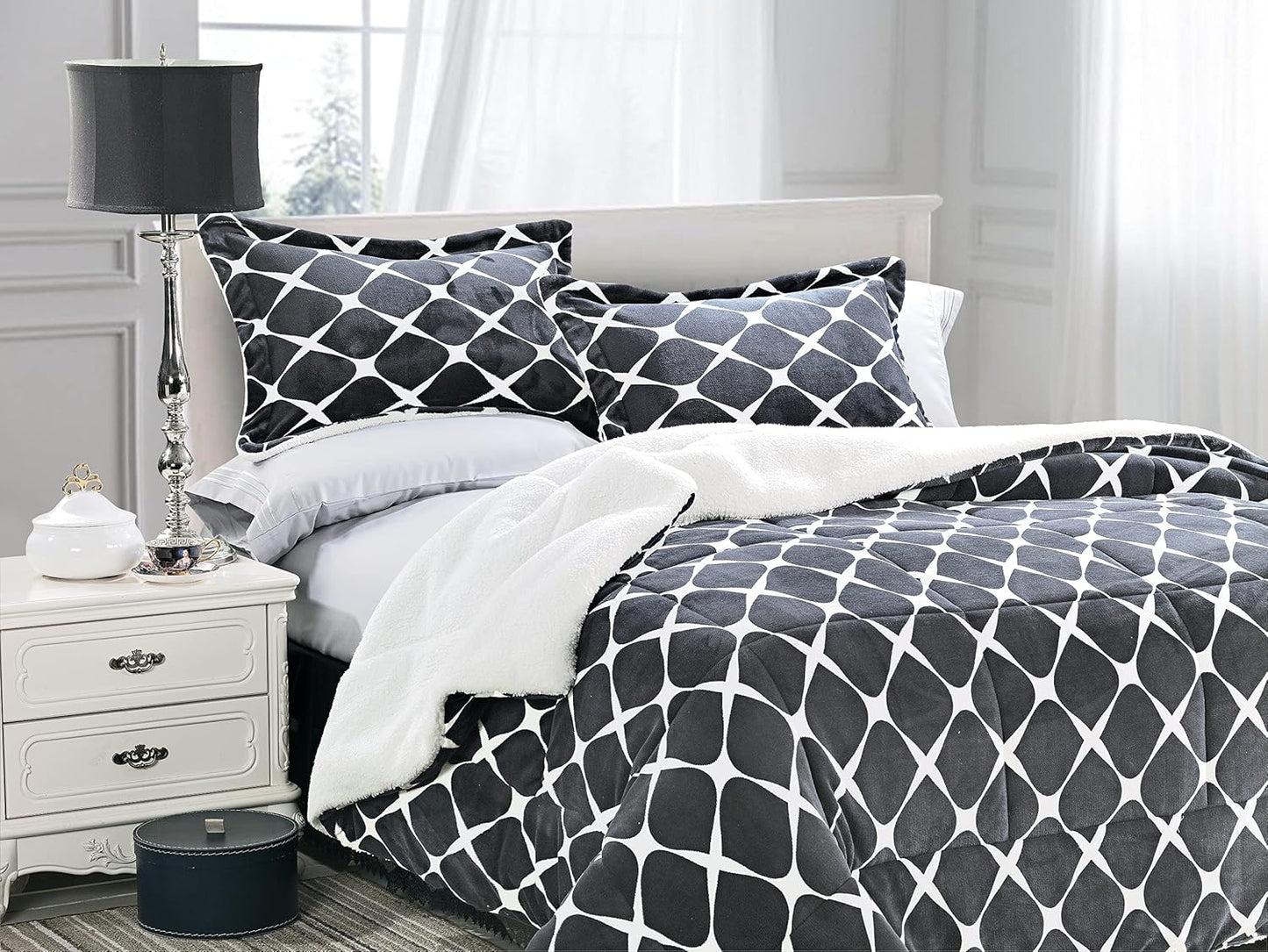 Elegant Comfort Premium Quality Heavy Weight Micromink Comforter Set